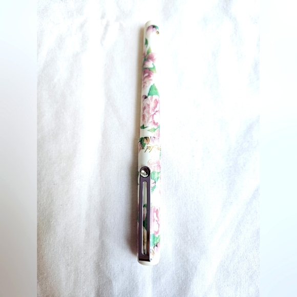 VTG Prima Otagiri Floral Porcelain Desk Tray, Letter Opener & Refillable Pen - Picture 8 of 9